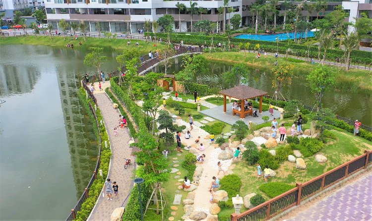 Mizuki Park hút khách nhờ đầu tư hệ sinh thái tiện ích