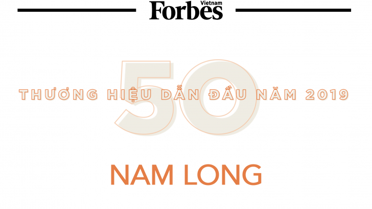 Thương hiệu Nam Long (HOSE: NLG) nằm trong “Top 50 thương hiệu dẫn đầu 2019” do Forbes Việt Nam bình chọn